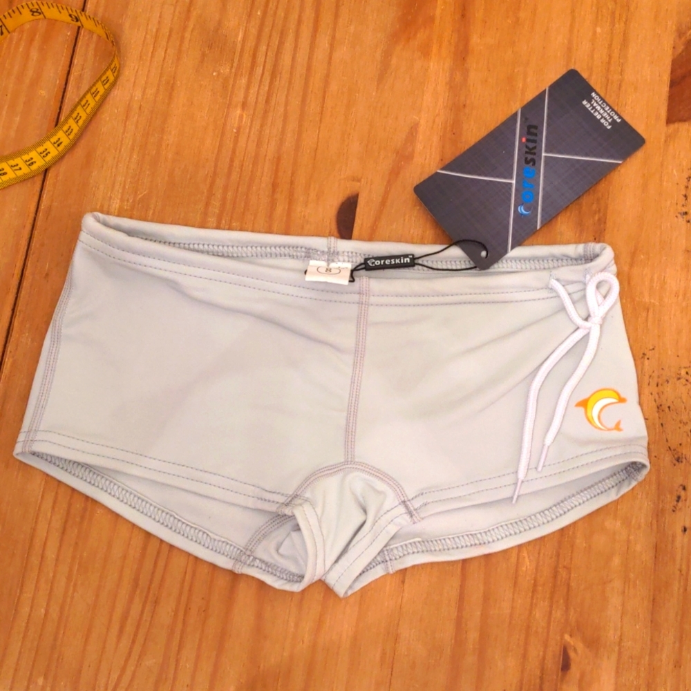 NWT Coreskin Gray Women's Board Shorts, Size 8